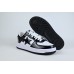 OG A Bathing Ape Bape Sta Patent Leather Black White
