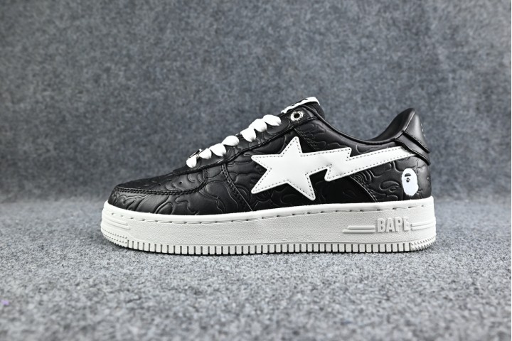 A Bathing Ape Bape Sta Low #3 Line Camo Black