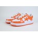 OG A Bathing Ape Bape Sta Patent Leather Orange White