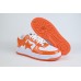 OG A Bathing Ape Bape Sta Patent Leather Orange White