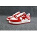 A Bathing Ape Bape Sta Patent Leather White Red