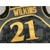 Atlanta Hawks Dominique Wilkins 1986-87 Hardwood Classics Jersey 21 Black
