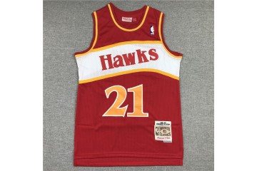 Atlanta Hawks Dominique Wilkins Red 1986-87 Hardwood Classics Jersey