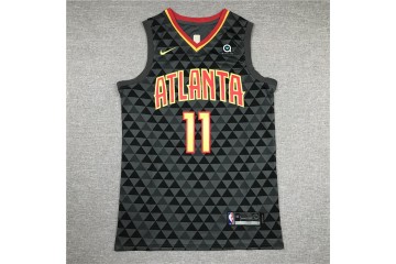 Atlanta Hawks Trae Young 11 Black Jersey