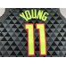 Atlanta Hawks Trae Young 11 Black Jersey