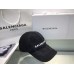 Balenciaga BB Laser Destroyed Velcro Tab Cap Black White