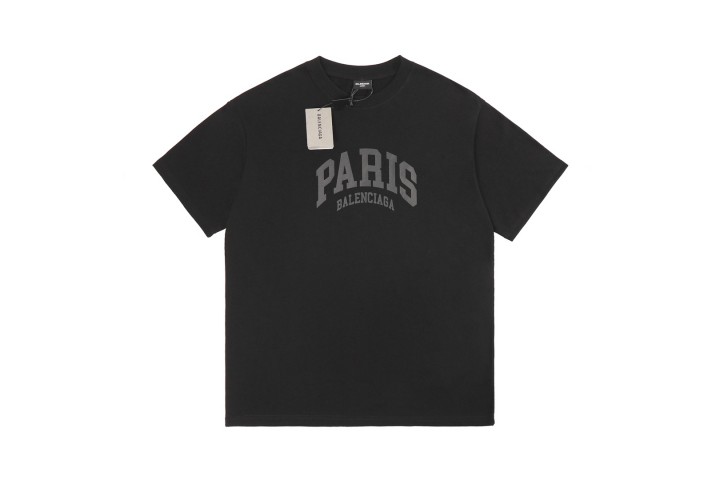 Balenciaga Cities Paris T-shirt Black