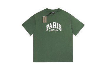 Balenciaga Cities Paris T-shirt Green