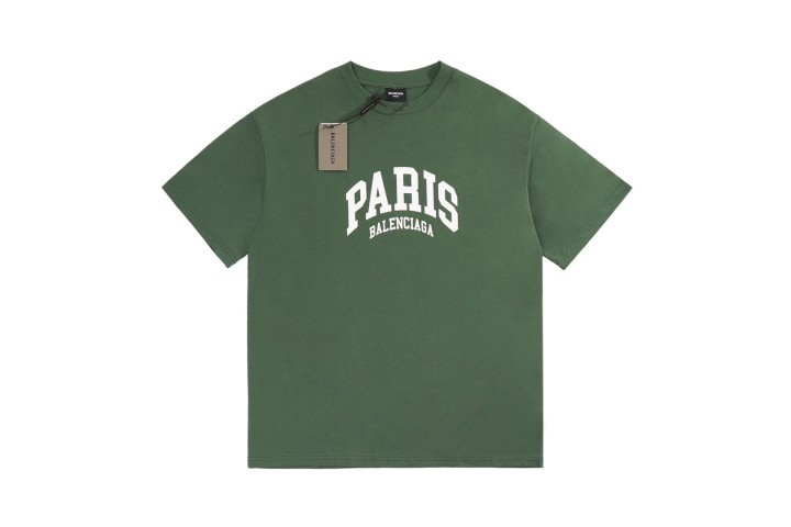 Balenciaga Cities Paris T-shirt Green