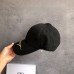 Balenciaga Gold Logo Visor Cap 