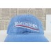 Balenciaga Political Campaign Distressed Cap Demin Blue