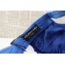 Balenciaga Political Campaign Distressed Cap Demin Blue
