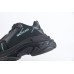 Balenciaga Triple S Allover Logo Black Blue