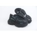 Balenciaga Triple S Allover Logo Black Blue