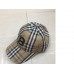 Burberry Vintage Check Cotton Baseball Cap