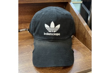 Balenciaga x adidas Trefoil Balenciaga Logo Cap black