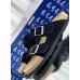 Birkenstock Arizona Birkibuc Nubuck Suede Black