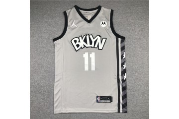 Brooklyn Nets Kyrie Irving 11 Grey  Jersey 
