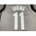 Brooklyn Nets Kyrie Irving 11 Grey  Jersey 