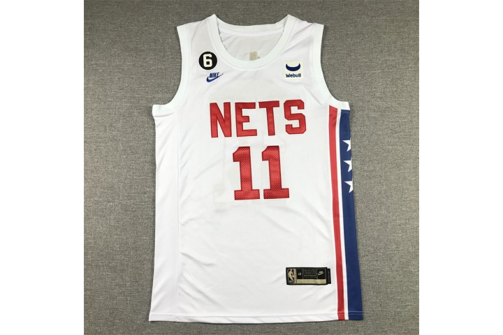 Brooklyn Nets Kyrie Irving 11 White  Jersey 