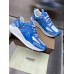 Burberry Embossed Mesh Sneakers Blue Mix