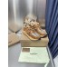 Burberry Embossed Mesh Sneakers Dark Birch Brown
