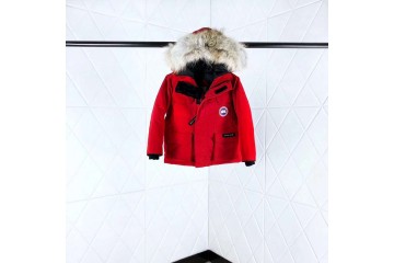 Canada Goose Kid Parka Coat Red