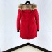 Canada Goose Rossclair Parka Coat Red