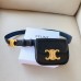 Celine  TRIOMPHE leather Mini Waist Bag Black