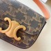 Celine  TRIOMPHE leather Mini Waist Bag Triomphe Tan