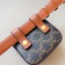 Celine  TRIOMPHE leather Mini Waist Bag Triomphe Tan