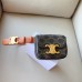 Celine  TRIOMPHE leather Mini Waist Bag Triomphe Tan