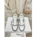 Celine Trainer CT-07  Low Lace-up Grey White