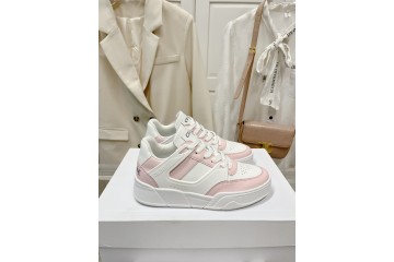 Celine Trainer CT-07 Low Lace-up White Pink