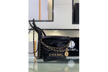 Chanel 22 Handbag 22S Calfskin Black