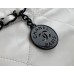 Chanel 22 Mini Handbag 22S Calfskin White Black Logo