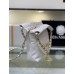 Chanel 22 Mini Handbag Shiny Crumpled Calfskin Gold-Tone Metal White