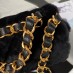 Chanel 22B Flap Bag Wool Black AS3499