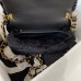 Chanel 22B Flap Bag Wool Black AS3499