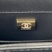 Chanel 22B Flap Bag Wool Black AS3499