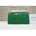 Chanel Classic Quilted WOC Crossbody Bag Dark Green