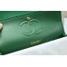 Chanel Classic Quilted WOC Crossbody Bag Dark Green