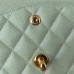 Chanel Classic Quilted WOC Crossbody Bag Green A01112