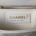 Chanel Flap Bag with Top Handle 23C White AS3749