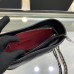 Chanel Gabrielle Hobo Bag Quilted Aged Calfskin Gold Silver tone Black