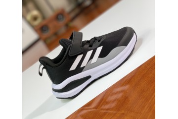 Child Adidas Fortarun El K Black White
