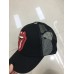 Chrome Hearts x Rolling Stones Leather Patch Trucker Hat Black
