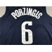 Dallas Mavericks Kristaps Porzingis Jersey 6 Dark Blue