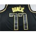 Dallas Mavericks Luka Doncic Jersey 77 Black Gold