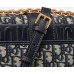Dior 30 Montaigne Chain Bag Dior Oblique Jacquard Blue
